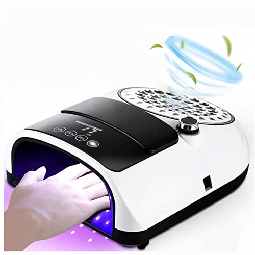 2 in 1 Professional Nail Dust Collector with Nail Drill, Powerful Vacuum Cleaner for Acrylic Nails, Salon Equipment