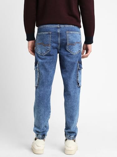Dennis Lingo Herren Mid Rise Jogger Jeans, Indigo, 46 – Bild 6