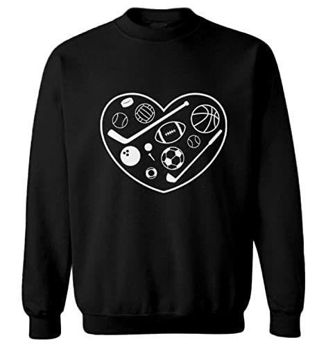 Heart of Sports - Love Playing Toddler Fleece Crewneck Sweater