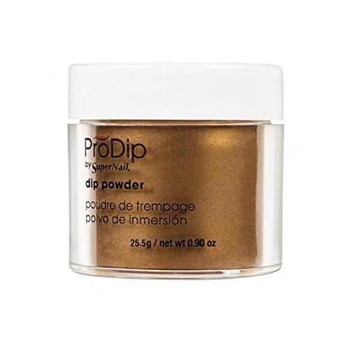 Supernail Prodip Colored Acrylic Dip, Powder Harvest Gold, 0.9 Ounce