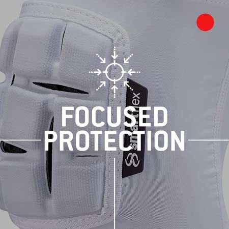 G-Form Unhinged Lacrosse Elbow Sleeve - Elbow Support Compression Sleeve - White, Adult Large #TOP4