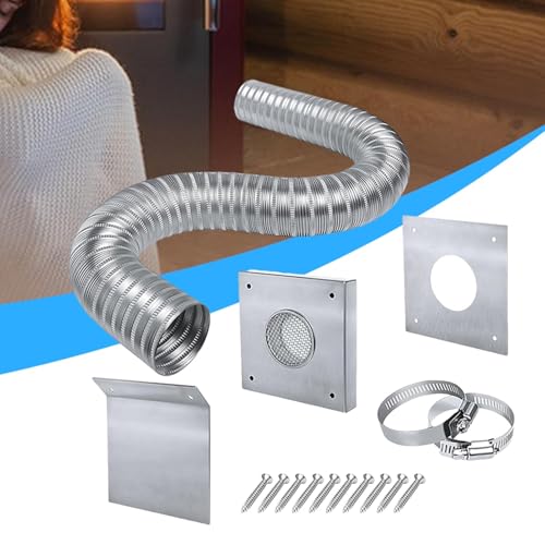 Kit d'aspiration d'air frais pour réguler la ventilation de cheminée - 8