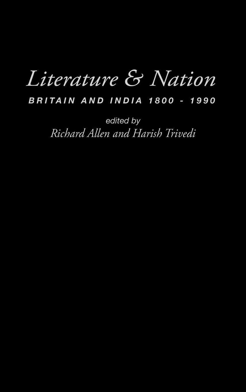 Literature and Nation (British Empire)