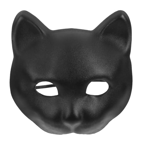 Cabilock Masque Demi Panthère Cosplay Masque De Mascarade Animal Noir Pour Fêtes Et Événements Avec Ajustement Confortable Et Design Unique