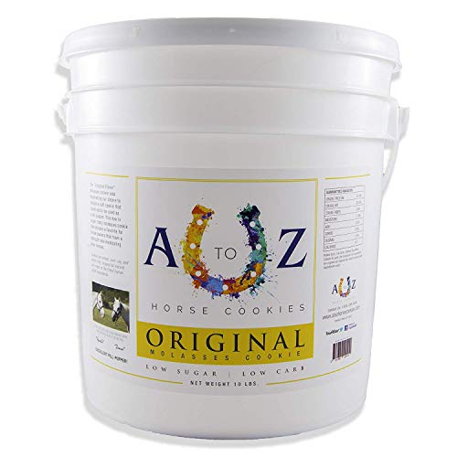 Horse Treats Original Flavor, A Softer Cookie/Pill Popper Made w/Lite Molasses, Low Carb/Sugar, Wheat, Corn, Soy & Alfalfa Free. Natural Human Grade Ingredients, 10 lbs