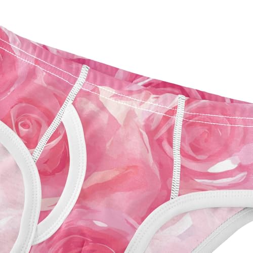 KLL Rose Pink Toddler Boys' Comfort Briefs Breathable Undies4