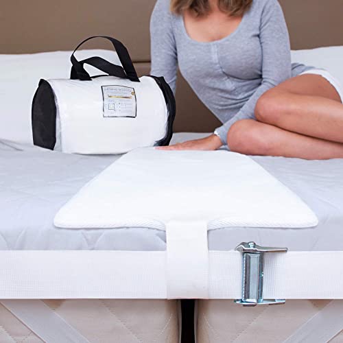 Savvy Life Selects Bed Bridge Connector (Ultra Wide) 12 Inch Non-Slip Design | Adjustable Mattress Connector | Twin To King Converter Kit | 25D Memory Foam Mattress Extender | Storage Bag Included