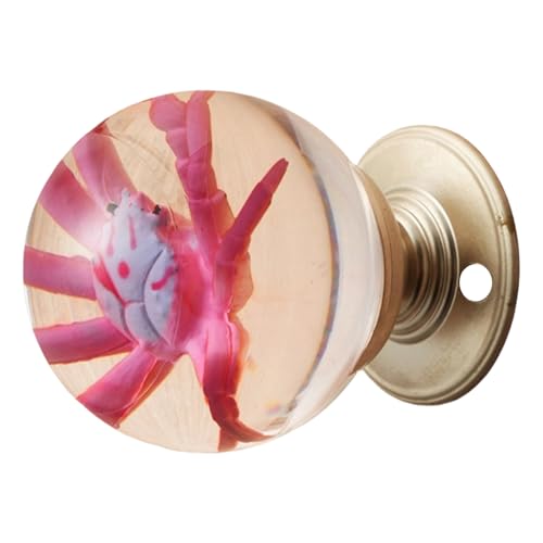 Durability Zincs Alloys Base Crystal Balls Door Handle with Anti Corrosions for Enduring Use in High Traffics Areas Comfortable 