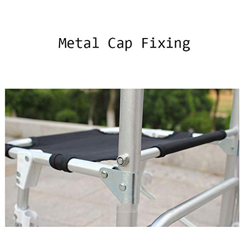 WLKINF Tote wiederverwendbare Einkaufstasche, faltbar, Einkaufstrolley, leicht, faltbar, Schwarz – Bild 8