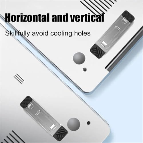 Soporte para laptop mini elevador portátil refrigeración de aluminio base plegable mesa 5