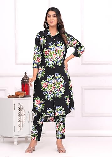 Image of TANISHA Women Co-Ord Set Kurta with Pant Set Outdoor Outfits Wear