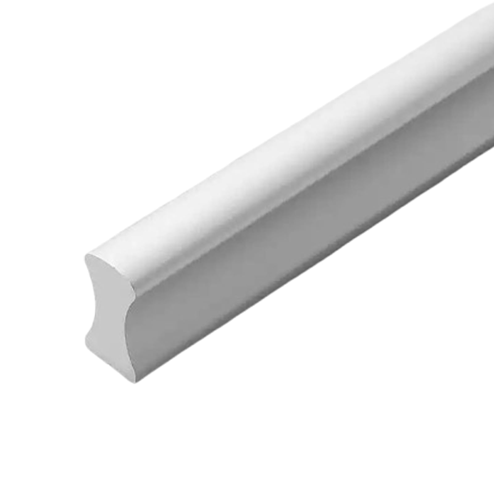 Tirador largo de metal para puerta de armario de cocina de aleación de aluminio con tornillos (1000 mm, plateado)