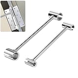 Door Hinge Adjustment Tool, Door Gap Wrench, High-End Heavy-Duty Adjustable Wrench for Fire, Residential, and Cleanroom Doors, Steel Double-Ended Door Hinge Repair Wrench (14mm-18mm)