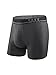 Saxx Mens 3six Five Boxers Underwear Large Black Heather/Black