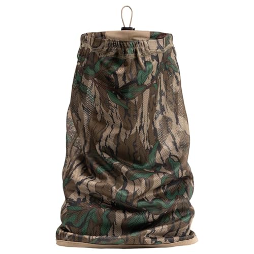 Blocker Outdoors Finisher Loose Fit Mesh Hunting Face Mask for Hunting (One Size, MO Greenleaf)