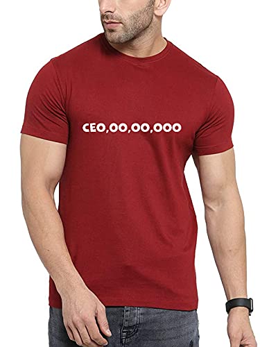 |Funny Graphic Printed Trending Quotes Tshirt for Men |CEO |100% Cotton Biowash T-Shirt 180GSM for Man