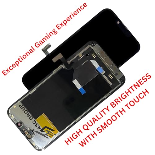 Image of Screen Replacement for iPhone 13 | IPS LCD FHD+ Display with Touch | 90Hz Smooth Refresh Rate | 680 nits Brightness | Face ID Working |