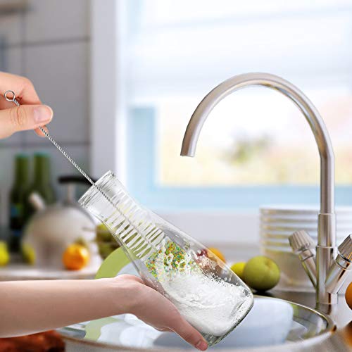 FHzytg 3 Stück flaschenbürste flaschenputzer, bürste kaffeekanne reinigungsbürste für sodastream, Bürste Abflussbürste… – Bild 4