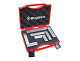 Buyohlic Machinist Try Square DIY General Woodworking clamp Workshop Machine Tools (Set of All 4 Sizes)
