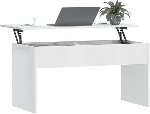 Miniatura 8 de KTHLBRH Mesa auxiliar, mesa de centro de madera para sala de estar, muebles de sala de estar, adecuados para el hogar y la oficina, sala de estar,