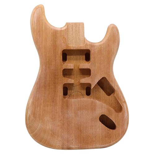 Guitar Body Kit Okumu Electric Guitar Barrel Original Wood Color Assembled Instrument DIY Accessories