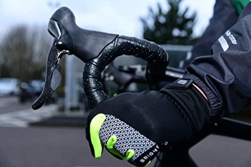 Oxford Unisex's Bright Gloves 3.0, Black/Fluro, Extra-Large, XL - Image 3