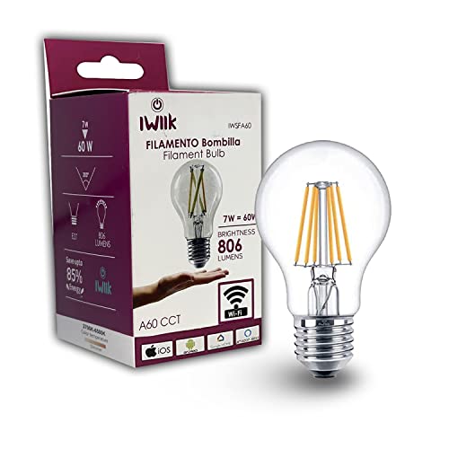 IWIIK Lampadina filamento LED intelligente WiFi