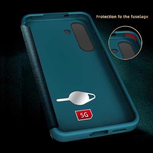 Étui Galaxy S25 à rabat magnétique avec fenêtre de visualisation - 4