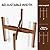 MUDEELA 2 Pack Indoor Plant Stands, 2 Tier Tall Plant Stand 30 inches, Mid Century Bamboo Plant Stand, Adjustable Plant Stand Fits Pot Size of 8 -12 inches, Pot & Plant Not Included