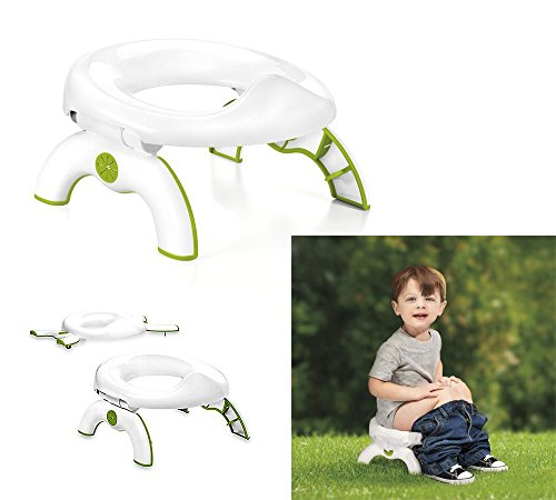 Latiq Mart 2 in 1 Go Potty Portable Travel Car Baby Potties Training Toilet Seat || Travel Potty Chairs Foldable Kids Baby Potty Training Seat Toilet Trainer Chair Potty Seat