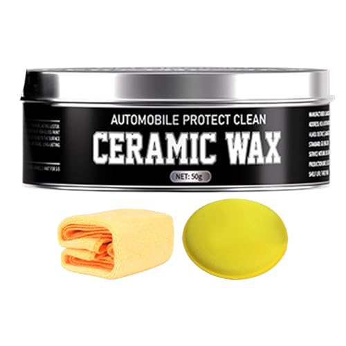 セラミック コーティング ワックス,車用 コーティング ポリッシュ ワックス | 撥水性 スクラッチ リムーバー 高光沢 ガラス 修復剤