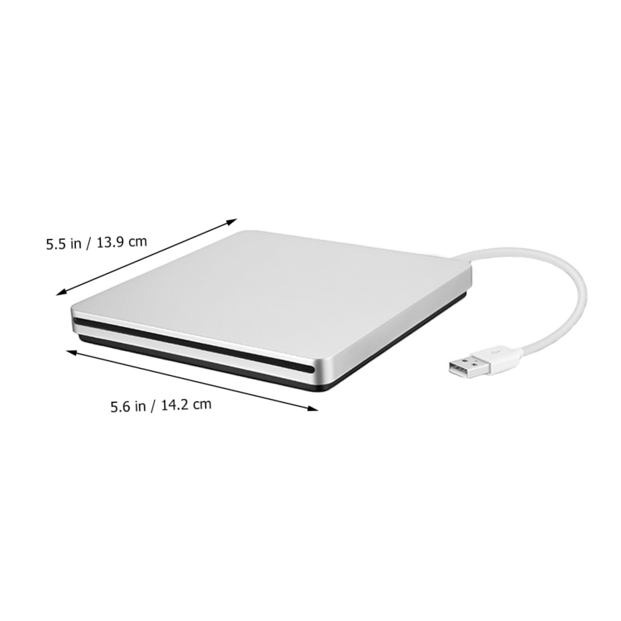 Artibetter Grabadora de DVD ROM USB 3.0 Externa para Computadora, Velocidad 8X, Adecuado para Instalación de Sistema y Reproducción en Hogar