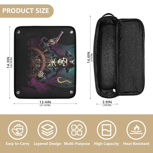 Organizador de Herramientas para Cabello 2 en 1 con Tapete Removible Resistente al Calor para Plancha y Rizador miniatura 4