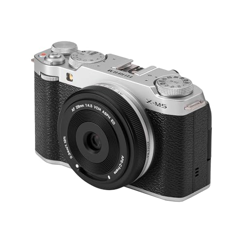 Image of VILTROX 28mm f4.5 Pancake Lens Fuji x, AF 28mm f4.5 X Mount Lens for Fujifilm, Fixed Aperture F4.5 Fuji x Mount for Fujifilm X-T5 X-H2 X-T50 X-M5 X-T30 II X-Pro3 X-S20 X-E4