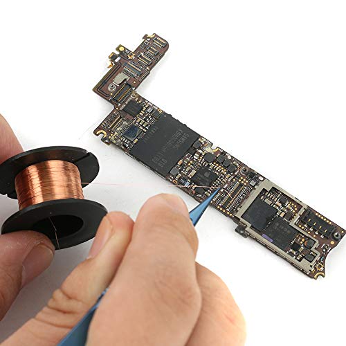 Miniatura 8 de Tvoip Pinzas de aleación de titanio de precisión, pinzas para huellas dactilares, pinzas para componentes electrónicos, herramientas de recolección