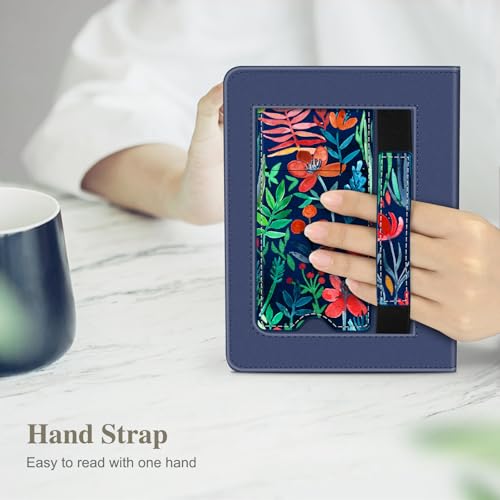 Image of Fintie Case for 7 inch /6.8 inch Kindle Paperwhite(12th /11th Generation-2024 /2021) and Kindle Colorsoft Signature Edition -Slim Foldable Stand Cover Auto Wake /Sleep for Paperwhite 2024, Jungle Night