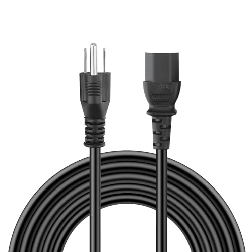 Cable de alimentación CA de 3 clavijas y 6 pies, certificado UL, para plataforma de vibración AXV Slim, máquina de ejercicio, placa vibratoria para entrenamiento corporal completo miniatura 3