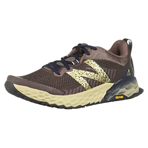 New Balance Women's Fresh Foam Hierro V6 Trail Running Shoe, Black Fig/Timberwolf, 7.5