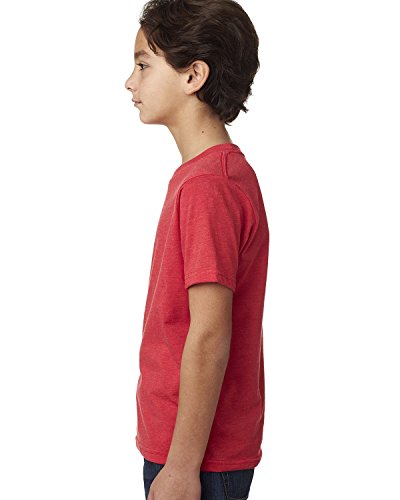 Next Level Apparel Boy's Cotton/Poly CVC Crew - 3312, Red, Medium3