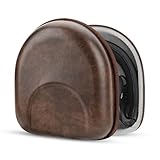 Geekria Shield – Étui pour casque compatible avec Marshall Major II/III/IV/V, Mid ANC, coque rigide de rechange avec rangement de câbles (marron)