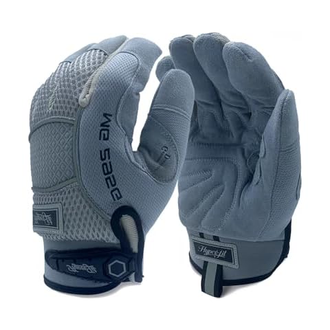 Glove Station Winter Work Gloves for Men and Women - Freezer Gloves for Construction, Thermal Mechanic Gloves, Suede Leather Gloves for Men, Heavy Duty Gloves for Gardening, Grey, XX-Large Cover