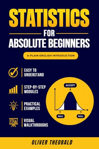 Statistics for Absolute Beginners (Second Edition) (Learn Statistics & Probability Books for Beginners)