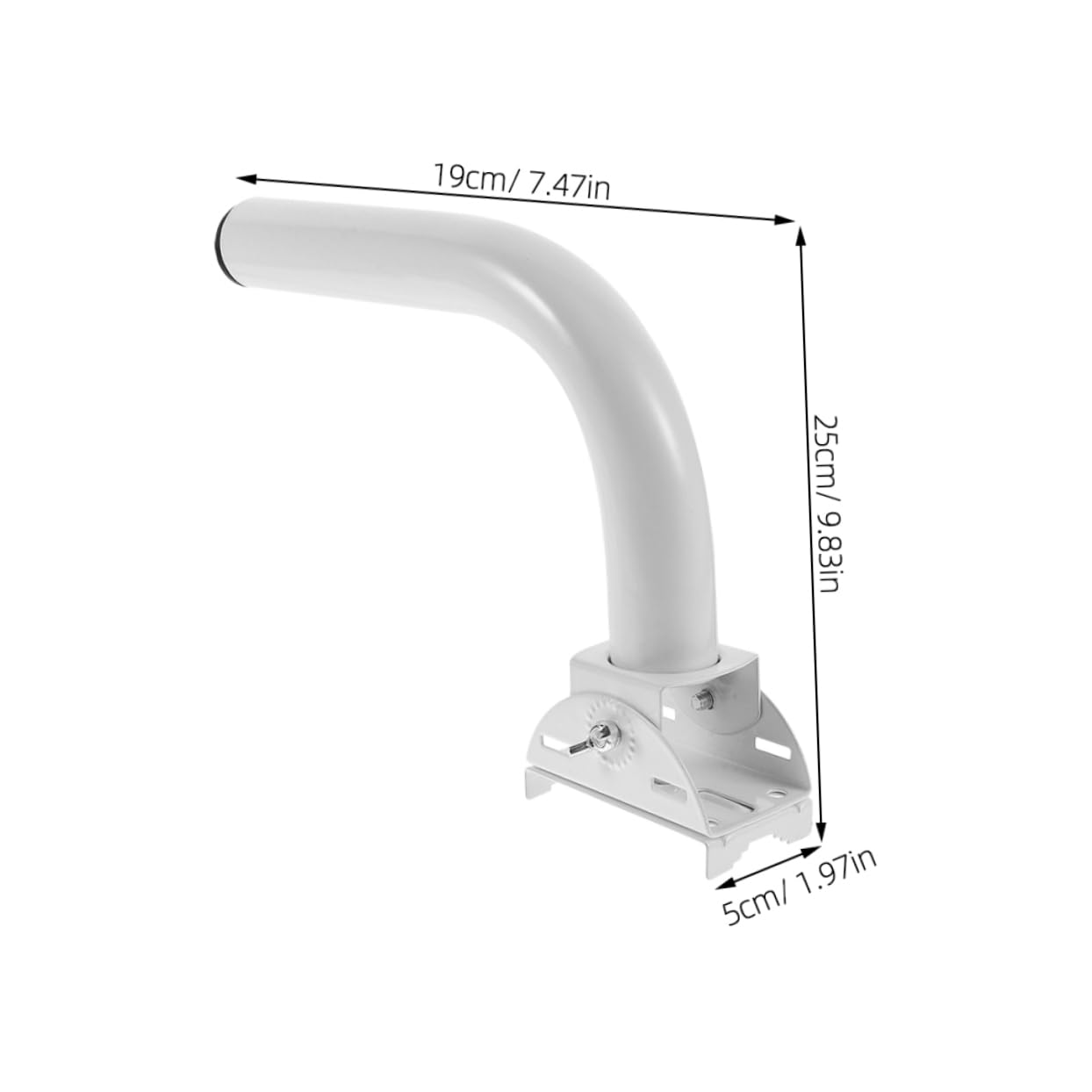 Gatuida 4pezzi Antenna Mounting Pole Inossidabile Per Installazione Esterna Per Rete Wireless e Sistemi Di Monitoraggio