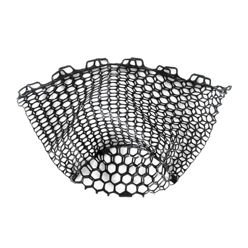 Almencla Fishing Net Silicone Fishing Tackle Tool Accessories Mesh Bag Folding Replacement Netting for Saltwater, Fly Fishing, 85cmx24cm