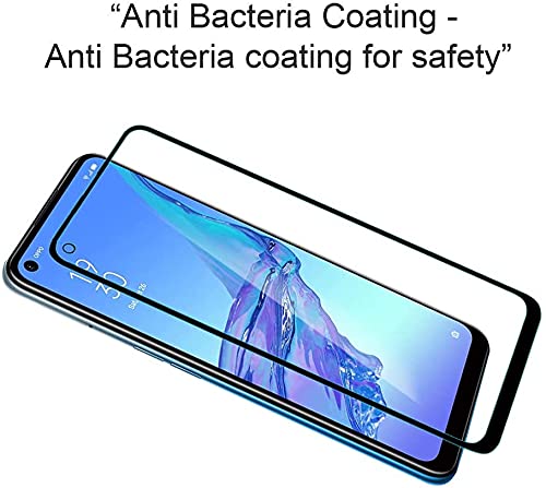 Image of Screen Protector for Oppo A53s 4G (Black) Tempered Glass Edge-to-Edge 6D Screen Guard With Installation Kit