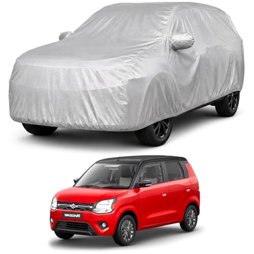 Image of Autofact Car Body Cover Compatible with Wagonr 2019-2026 | Custom Fit Car Cover | 100% Water-Resistant| Triple-Stitched Lightweight Fabric | Dustproof | Indoor & Outdoor Use | Elastic Bottom