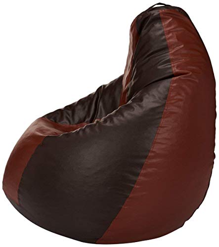 Image of Sattva Classic Bean Bag Cover (Without Beans) XXL Size - Brown Tan