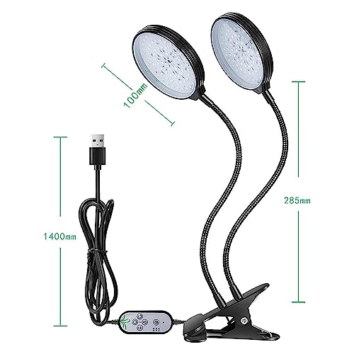 CHAMEEN 植物育成ライト LED クリップ フルスペクトル USB 15W IP65防水 の商品画像 6