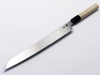 銀三 勘所切付柳刃包丁 300㎜ 尺0寸 堺孝行銀 銀三 勘所切付柳刃包丁 300㎜ 尺0寸 堺孝行銀