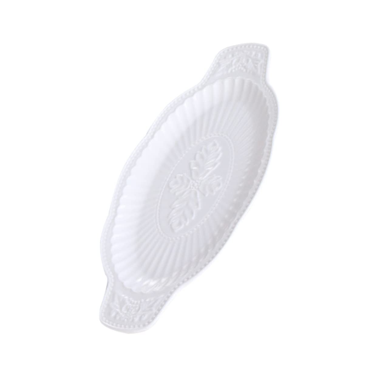 Garneck Fish Plate Ceramic Home Plate Dish Coastal Dinnerware Easy to Clean for Serving